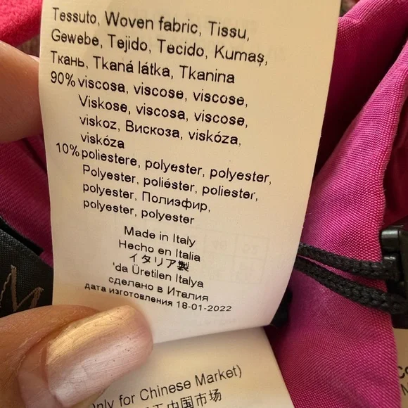 Marina Rinaldi RUPIA WIDE LEG Fuchsia Pants NWT- 16 - Picture 9 of 9